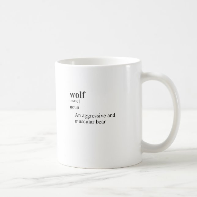 WOLF COFFEE MUG (Right)