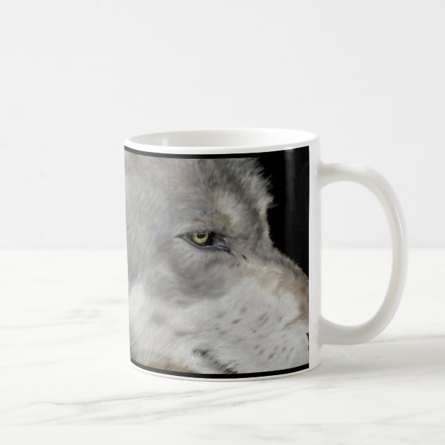 Wolf Coffee Mug (Right)
