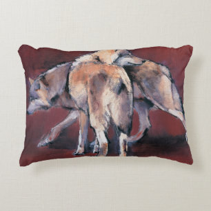 Wolf Composition 2001 Accent Pillow