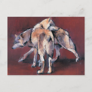 Wolf Composition 2001 Postcard