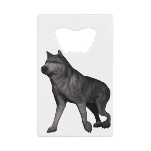 Wolf Credit Card Bottle Opener