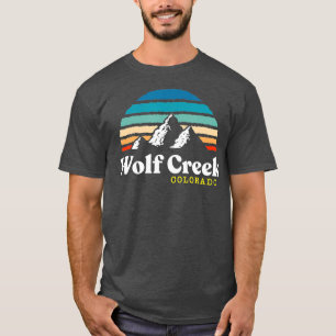 Wolf Creek Colorado Ski Resort 1980s Retro T-Shirt