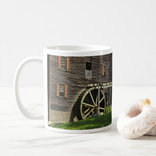 Wolf Creek Grist Mill Coffee Mug (With Donut)