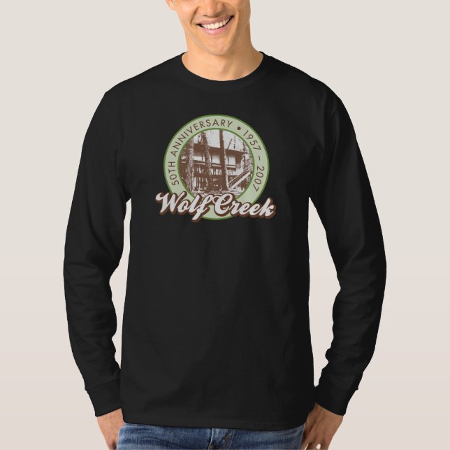 Wolf Creek Men's Natural Long-Sleeve Tee (Front)
