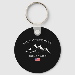 Wolf Creek Pass Colorado Rocky Mountains Ski Resor Keychain