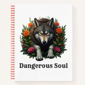 Wolf Dangerous Soul Notebook