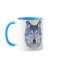 Wolf design mug
