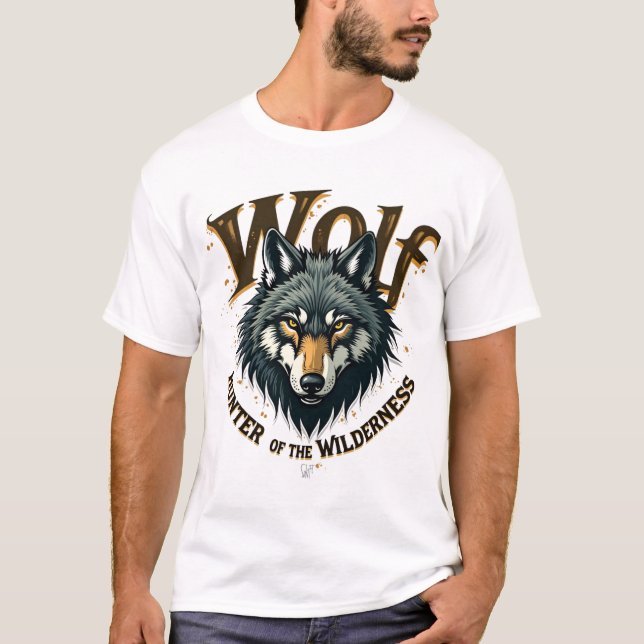 Wolf Design T-Shirt (Front)