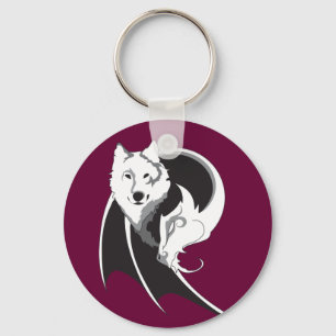 Wolf & Dragon Keychain