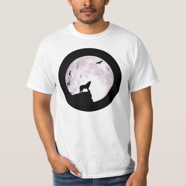 Wolf & Eagle - Full Moon Shirt (Front)