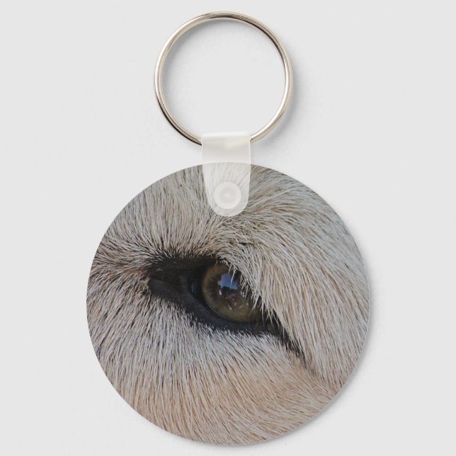 Wolf Eye Keychain (Front)