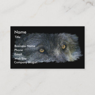 WOLF EYES Business Card or Profile Card