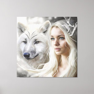 Wolf Eyes  Canvas Print
