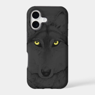 Wolf Eyes II (yellow eyes) - grey