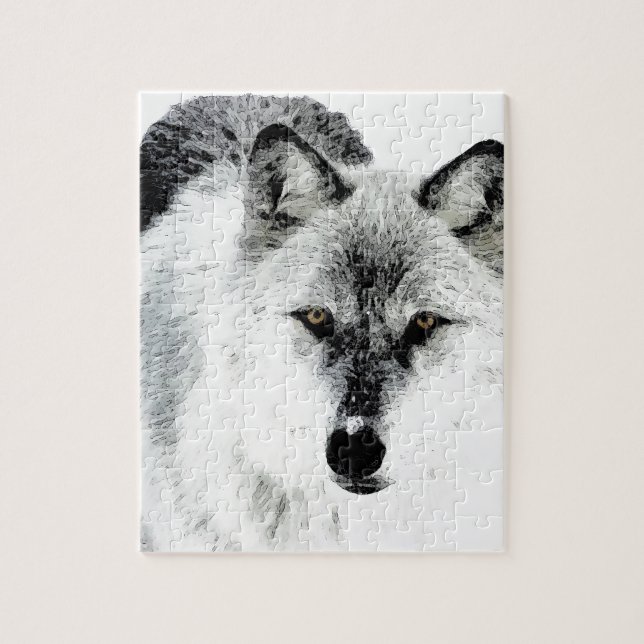 Wolf Eyes Jigsaw Puzzle (Vertical)