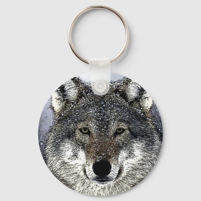 Wolf Eyes Keychain (Front)