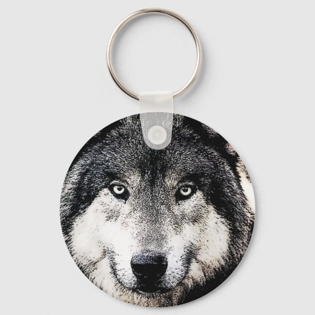 Wolf Eyes Keychain (Front)