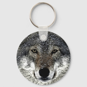 Wolf Eyes Keychain