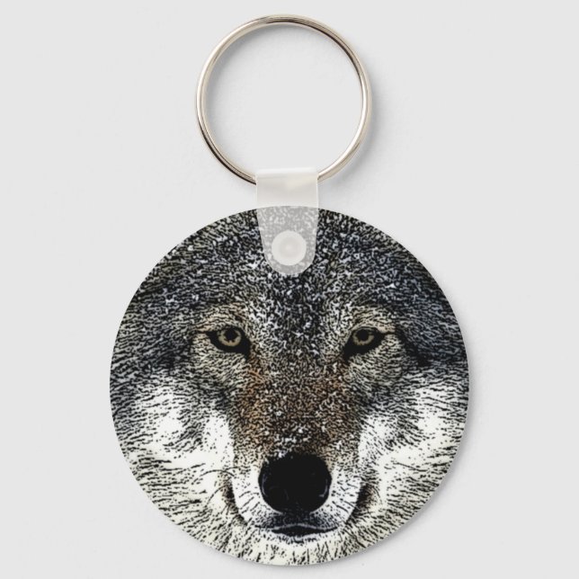 Wolf Eyes Keychain (Front)