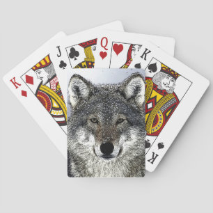 Wolf Eyes Playing Cards