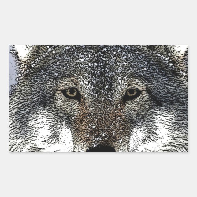 Wolf Eyes Sticker (Front)