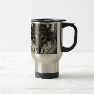 Wolf Eyes Travel Mug