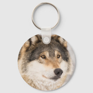 Wolf Face cute Keychain