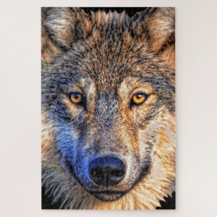 Wolf Face Jigsaw Puzzle