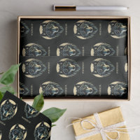 Wolf face warrior fenrir nordic gift wrapping