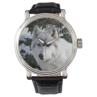 Wolf face watch