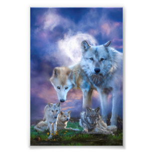 Wolf Family BETTER WORLD Photo Print