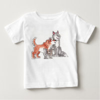 Wolf Family Infant T-Shirt