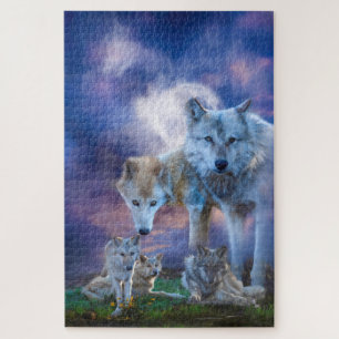 WOLF FAMILY There’s a Better World Jigsaw Puzzle
