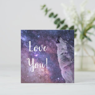 Wolf Flat Greeting Card