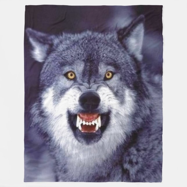 WOLF FLEECE BLANKET (Front)