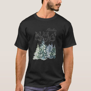 Wolf  For Alaska Vacation T-Shirt