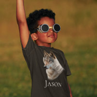 Wolf Forest Head art T-shirt personnalisé