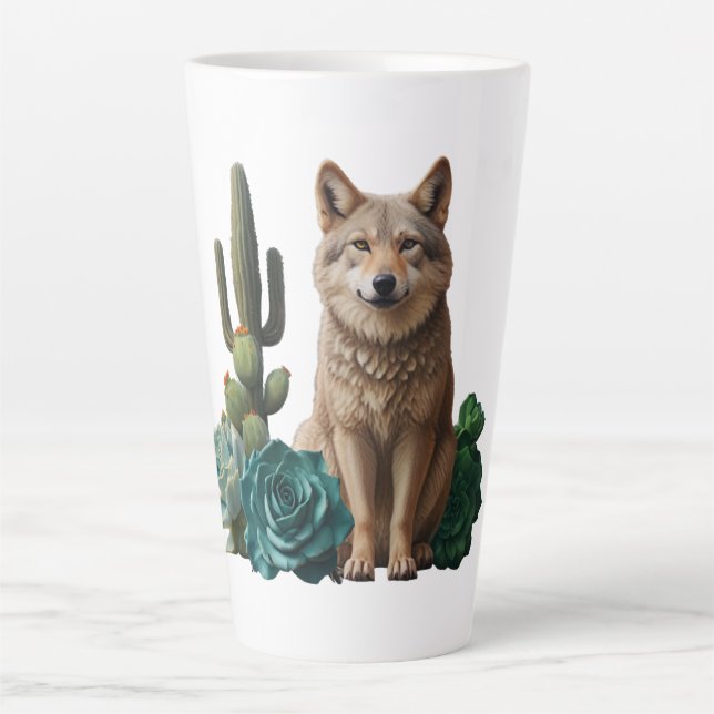 Wolf Four Latte Mug (Front)