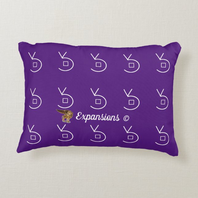 Wolf Frequency Pillow (Back)