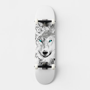 Wolf   Grey Wolf Drawing   Wolf Skateboard