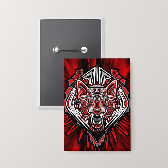 Wolf Haida Tribal Totem Design (Front/Back)