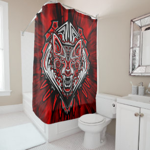 Wolf Haida Tribal Totem Design