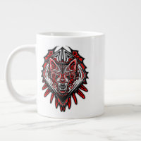 Wolf Haida Tribal Totem Design