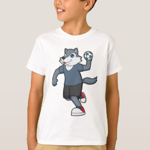 Wolf Handball player Handball T-Shirt
