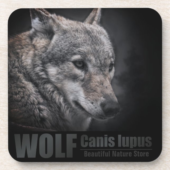 WOLF [Hard Plastic Coaster] Coaster (Front)