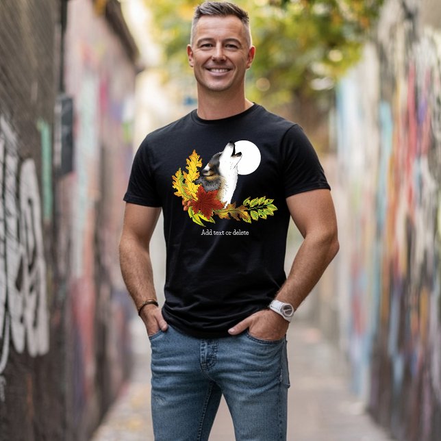 Wolf Harvet Moon T-Shirt (Creator Uploaded)