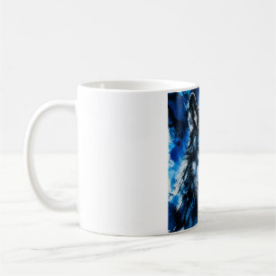 Wolf head coffee mug