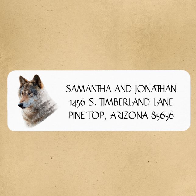 Wolf Head Forest Double Exposure Return address  (Creator Uploaded)