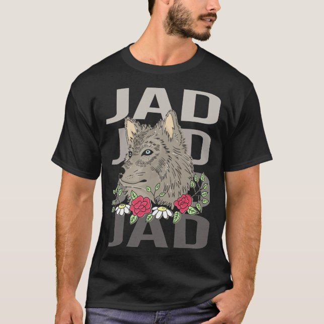 Wolf Head - Jad Name T-Shirt (Front)