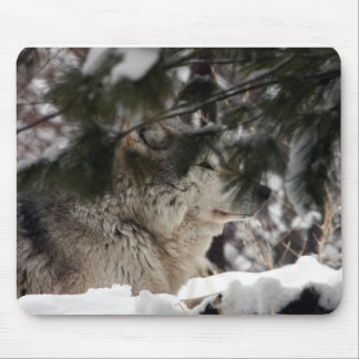 Wolf Head Mouse Pad